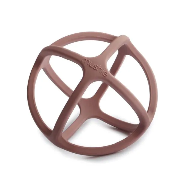 Mushie Ball Teether- Woodchuck