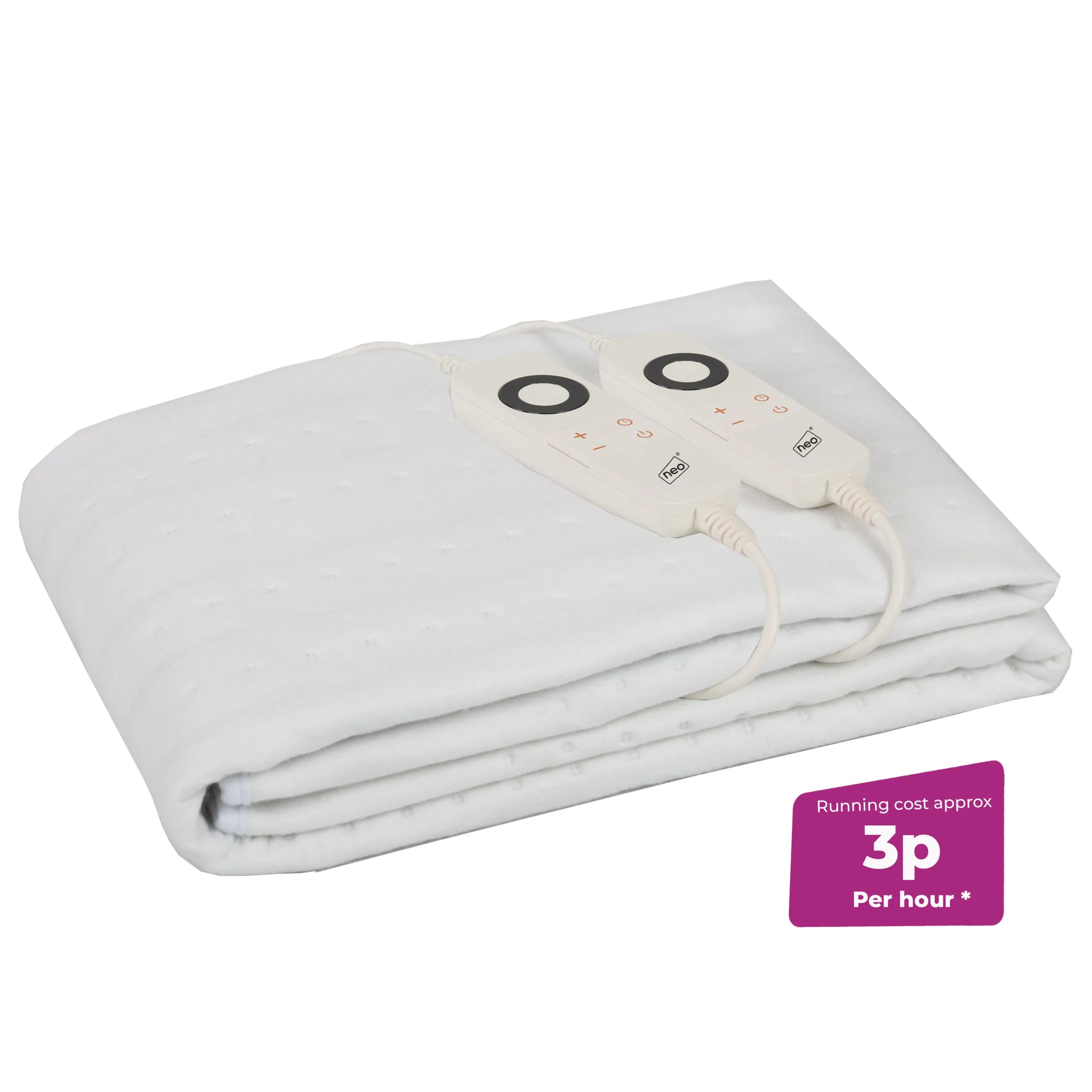 Neo Electric Heated Dual Zone Underblanket - Double
