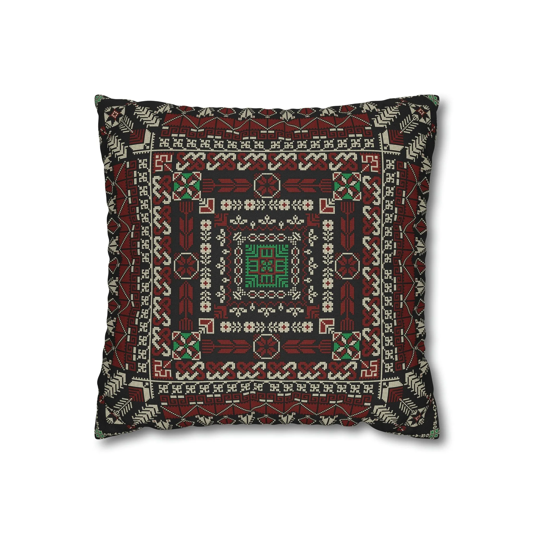 Palestinian Tatreez 2 Pillow Cover