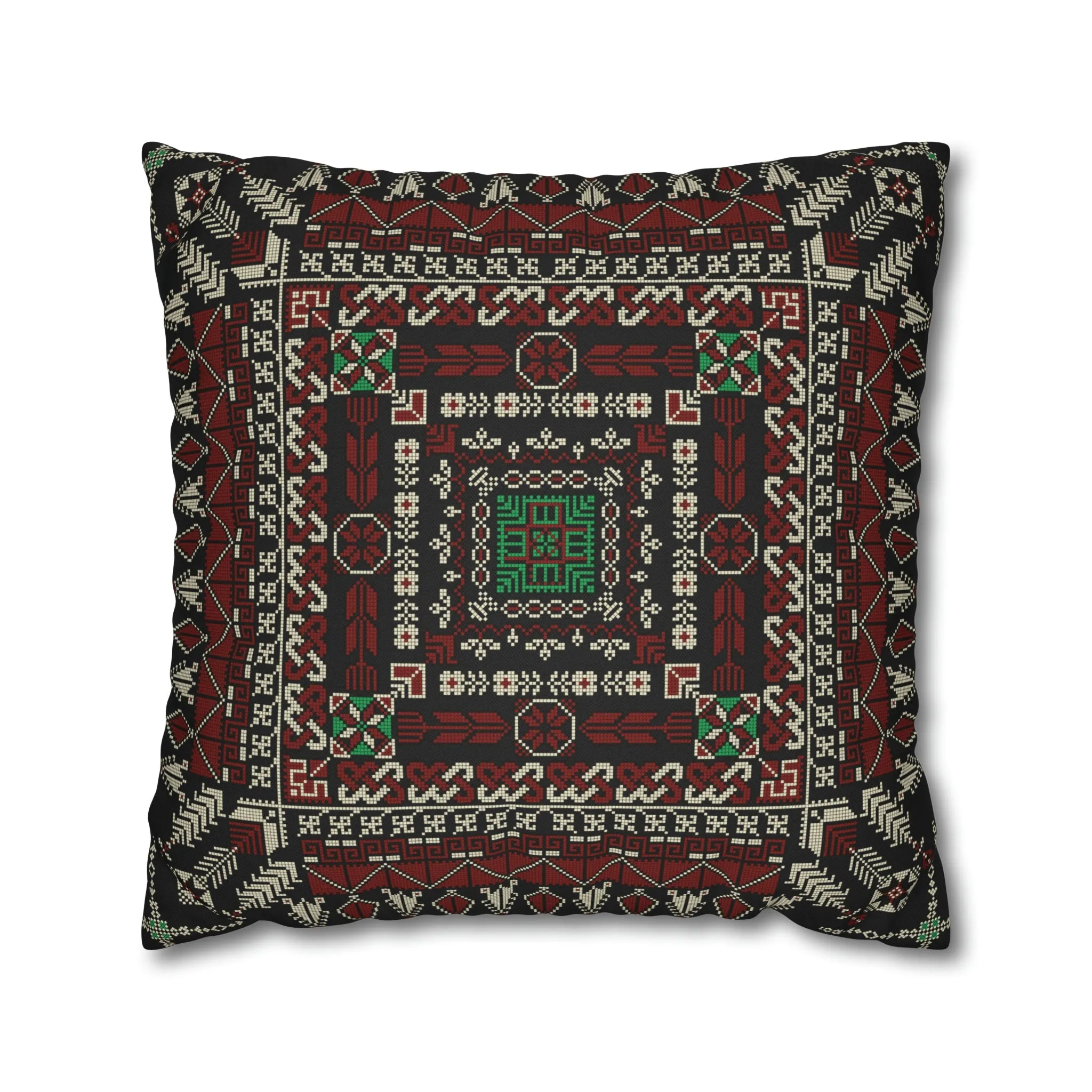 Palestinian Tatreez 2 Pillow Cover