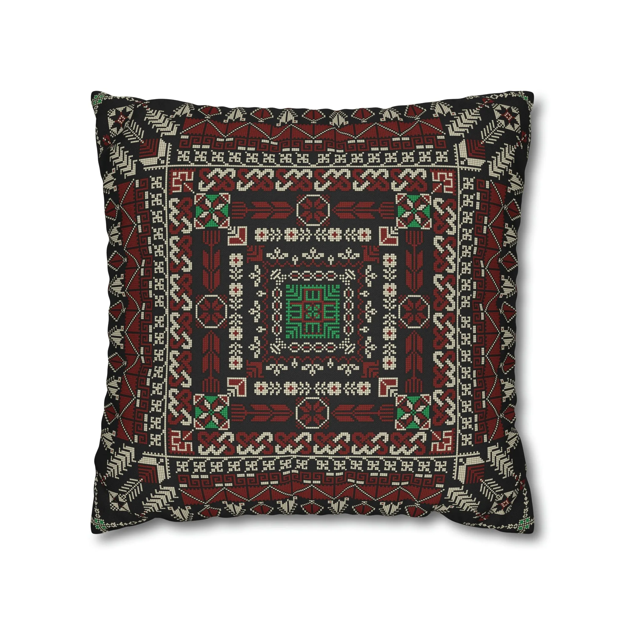 Palestinian Tatreez 2 Pillow Cover