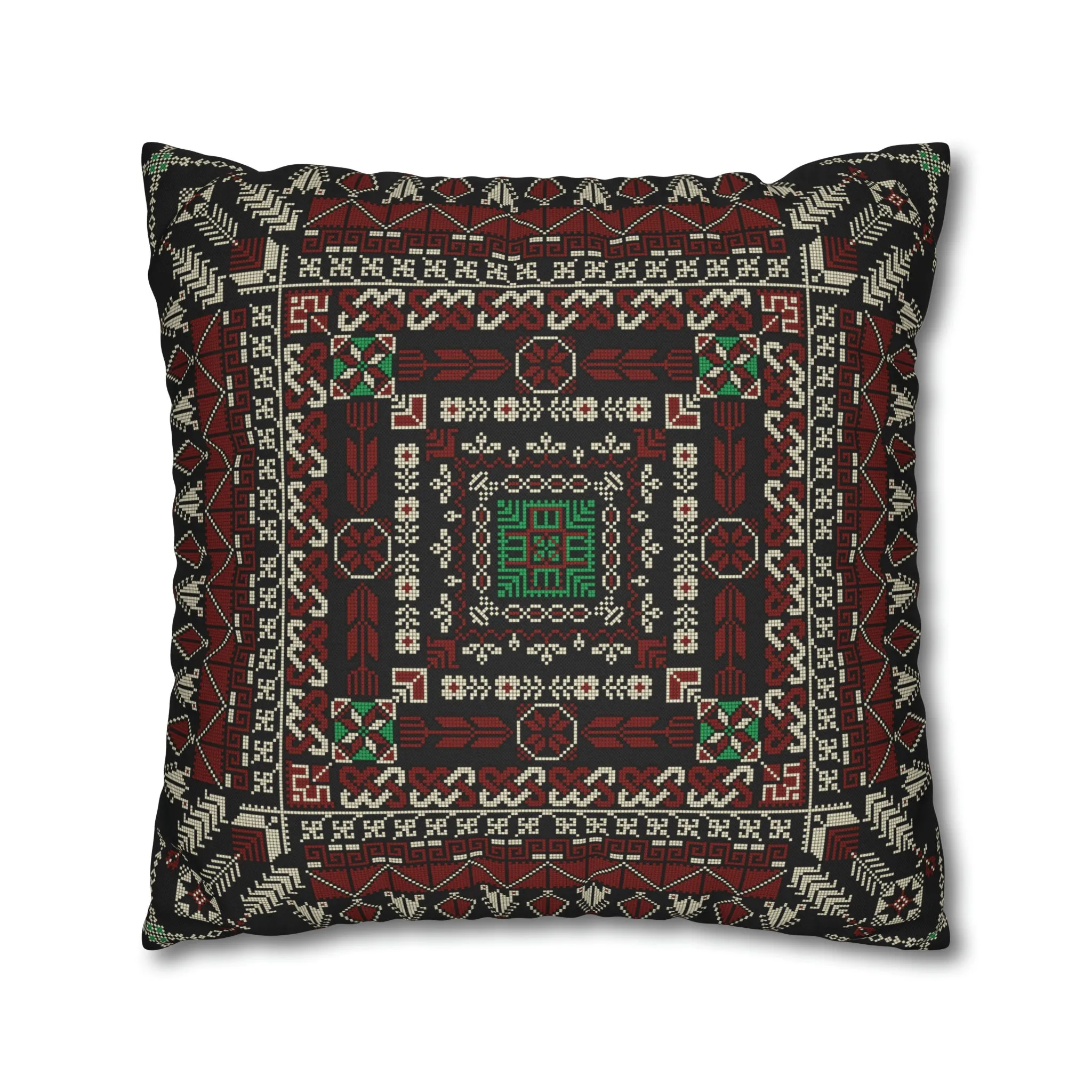 Palestinian Tatreez 2 Pillow Cover