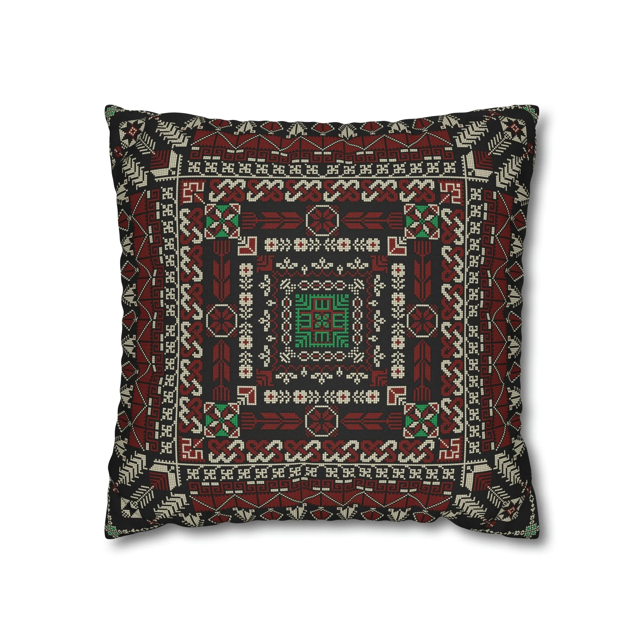 Palestinian Tatreez 2 Pillow Cover