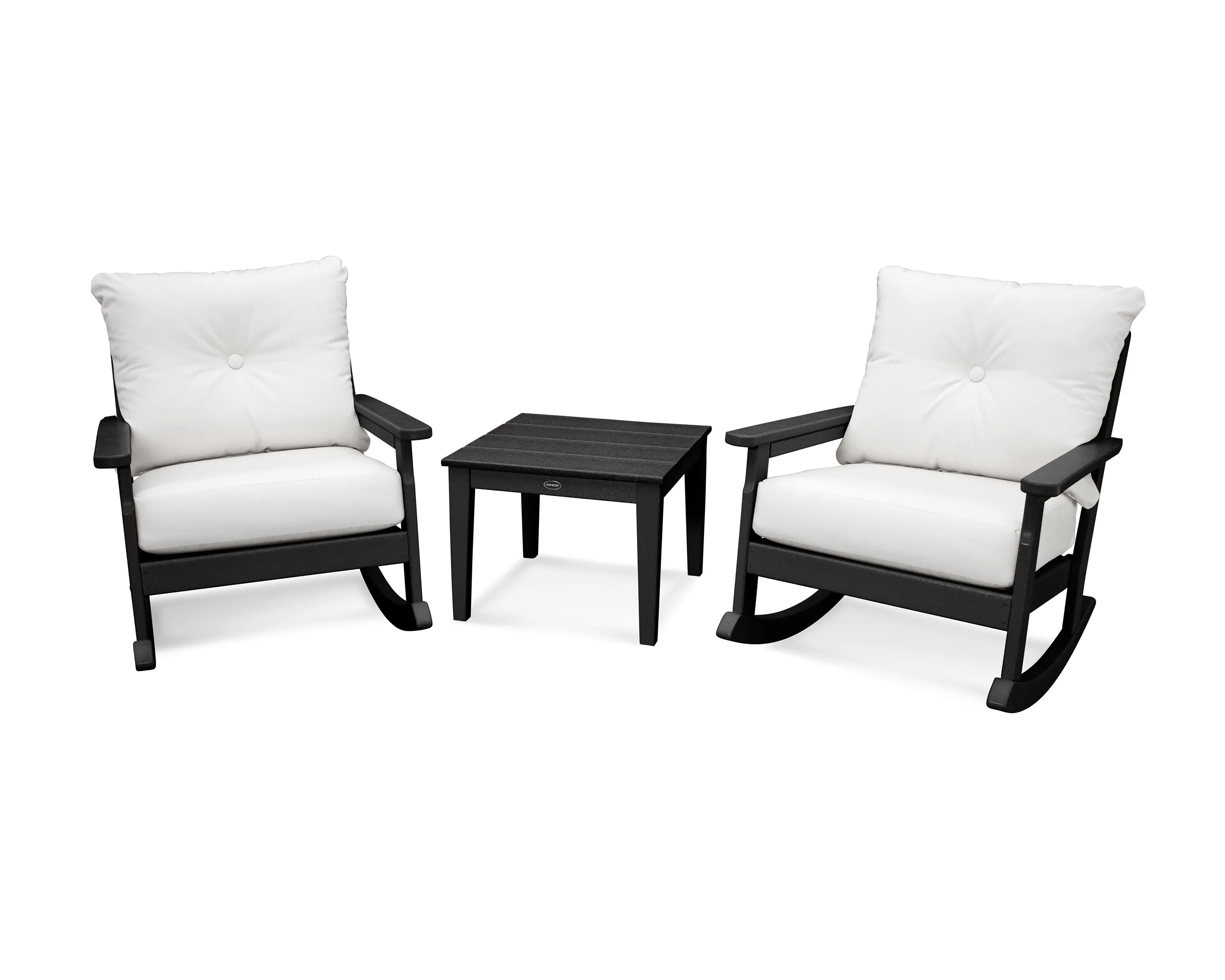 POLYWOOD® Vineyard 3-Piece Deep Seating Rocker Set