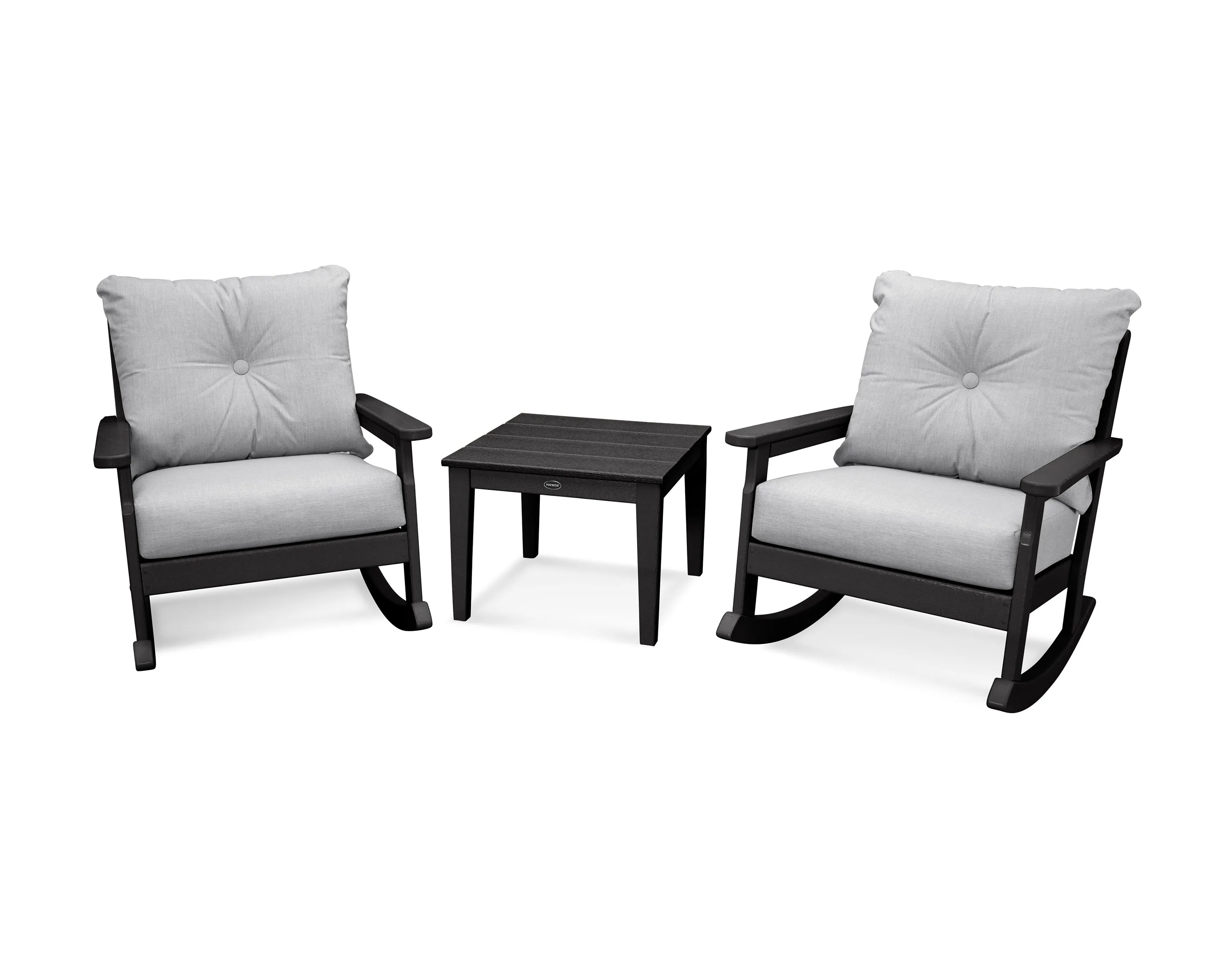 POLYWOOD® Vineyard 3-Piece Deep Seating Rocker Set