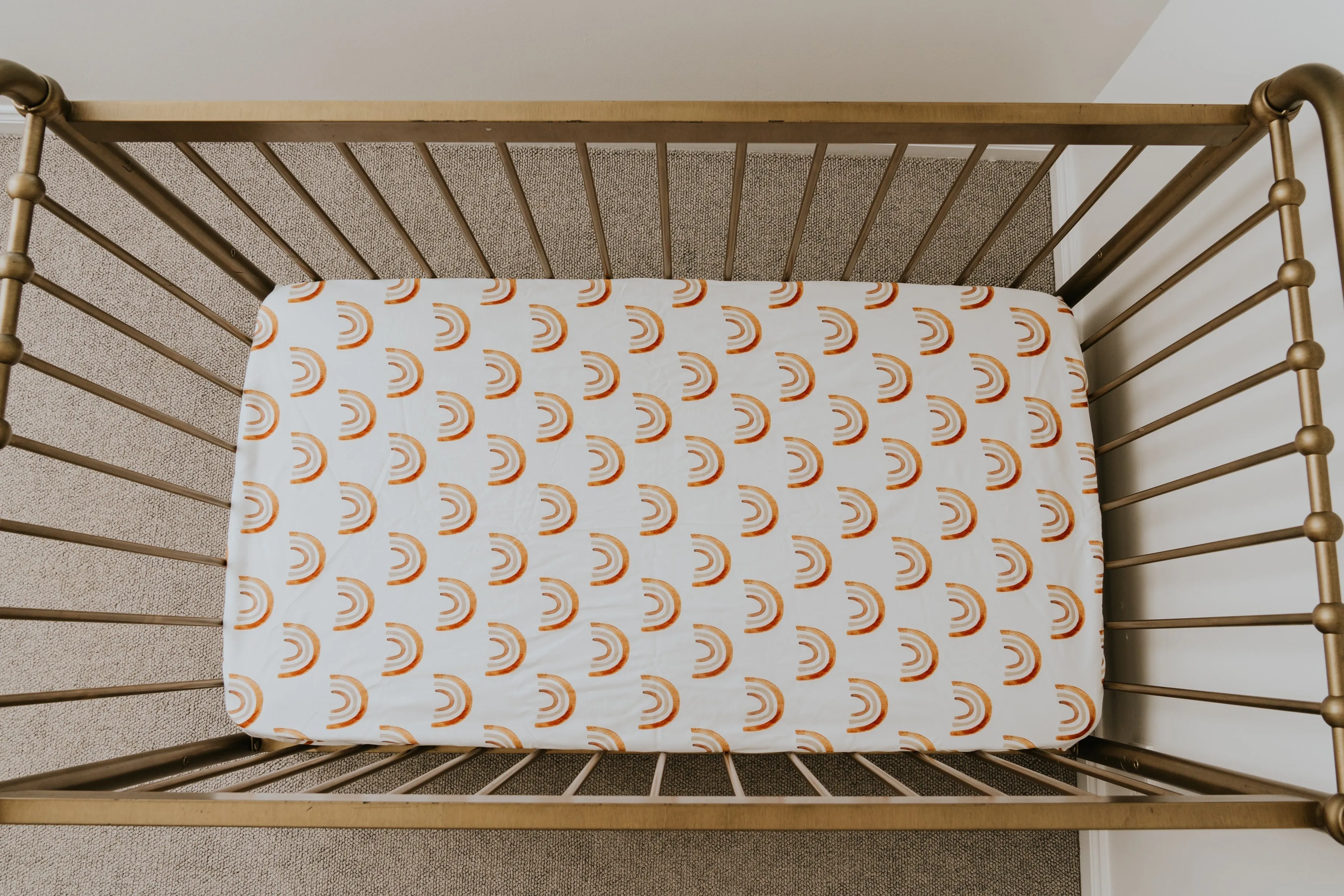 *PRE-ORDER* Waterproof Cot Sheet - Rainbow Riot