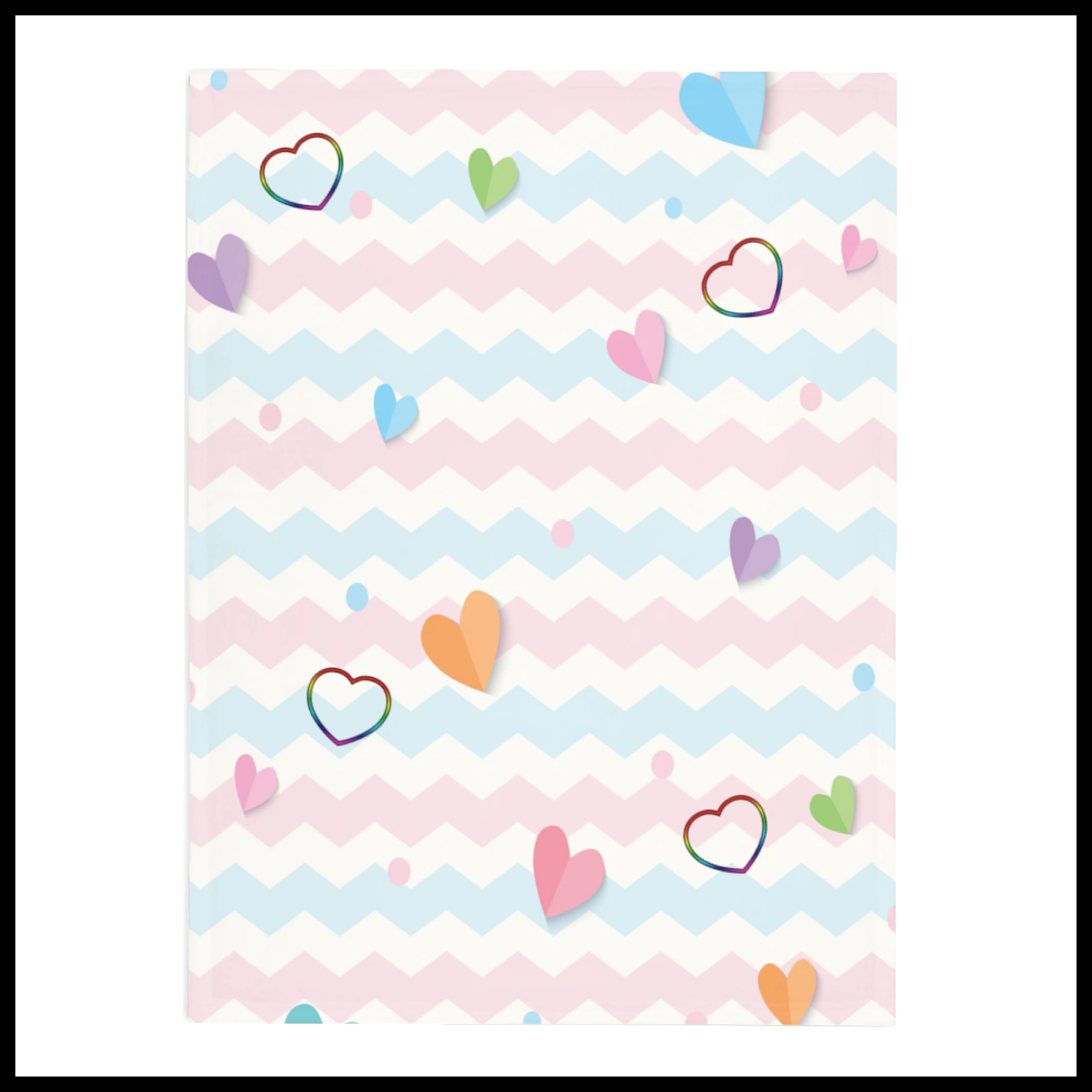 Pridees Trans Pride Plush Fleece Blanket