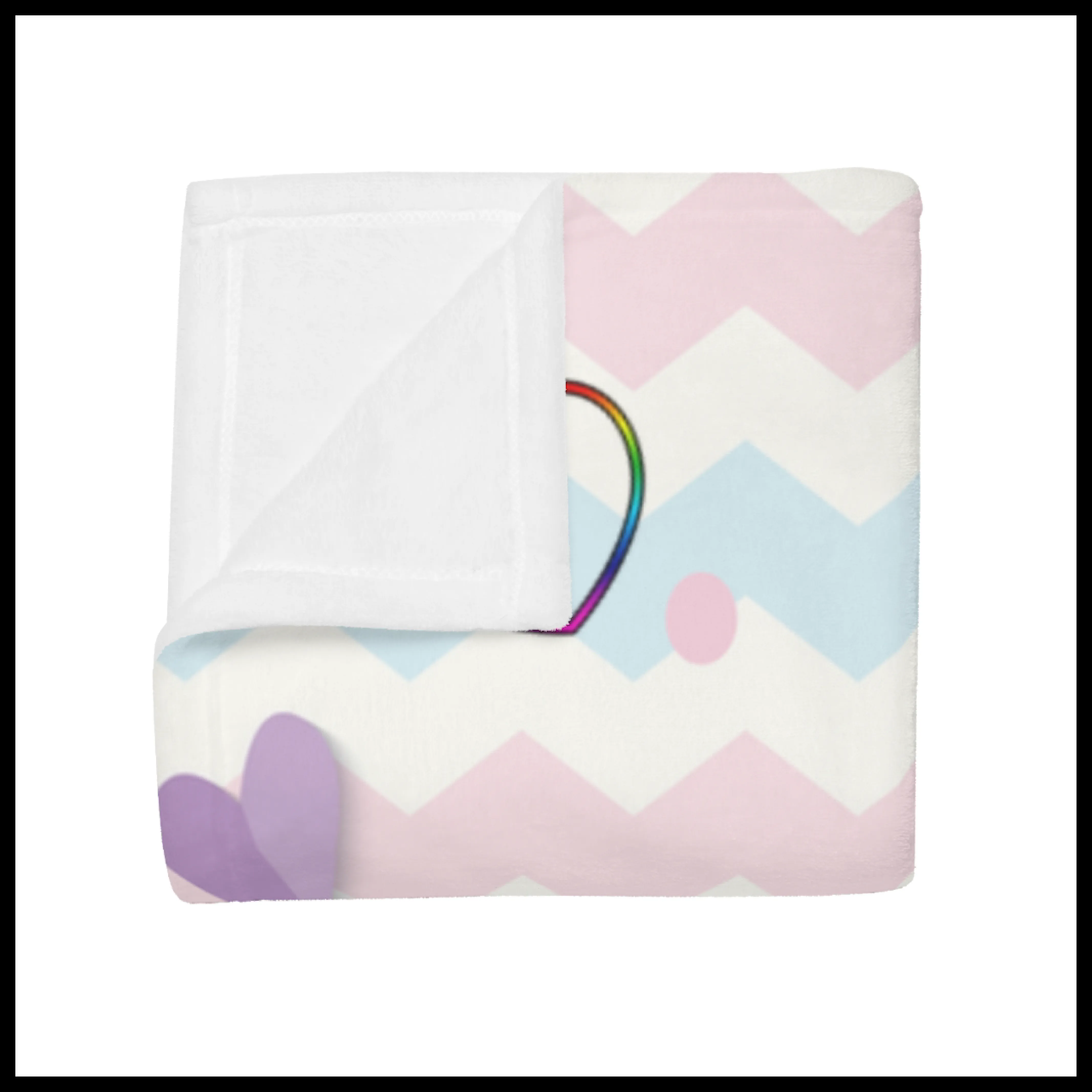 Pridees Trans Pride Plush Fleece Blanket