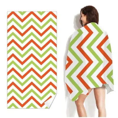 Printed Beach Towel Outdoor Water Sports Towel Quick Drying  Swimming Surf Towels  Portable Big Yoga Mat Beach Chair Blanket