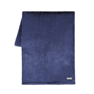 Queen Heated Blanket Navy - Brookstone