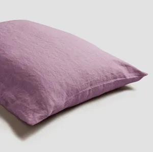 Raspberry 100% Linen Pillowcases (Pair)