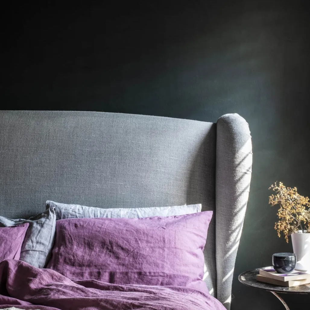 Raspberry 100% Linen Pillowcases (Pair)