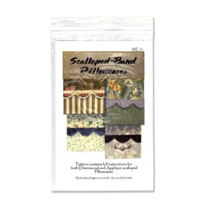 Scalloped-Band Pillowcases by Gwen Woodard