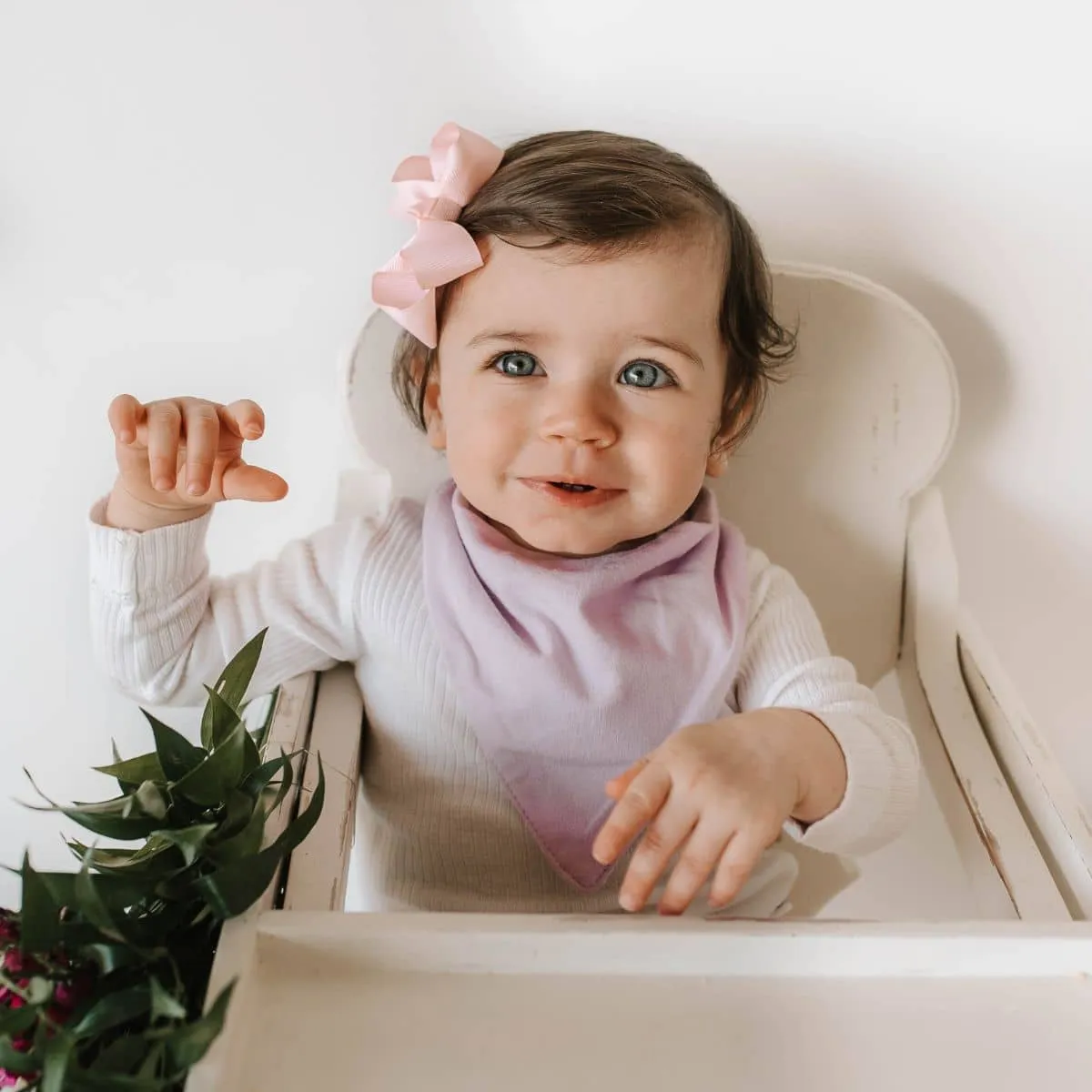 Snuggle Hunny Bandana Dribble Bib - Lilac