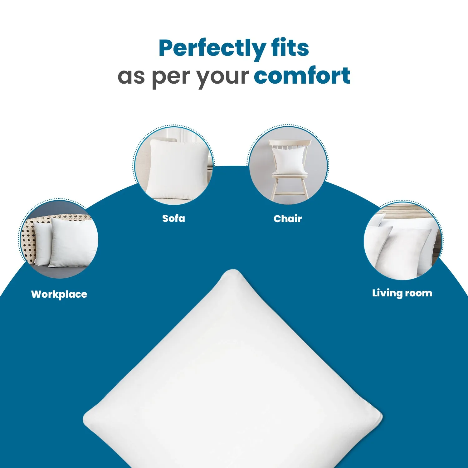 Super-Soft & Fluffy Cushion Insert (Pack of 2)