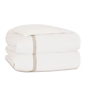 Tessa Ivory Duvet Cover in Bisque