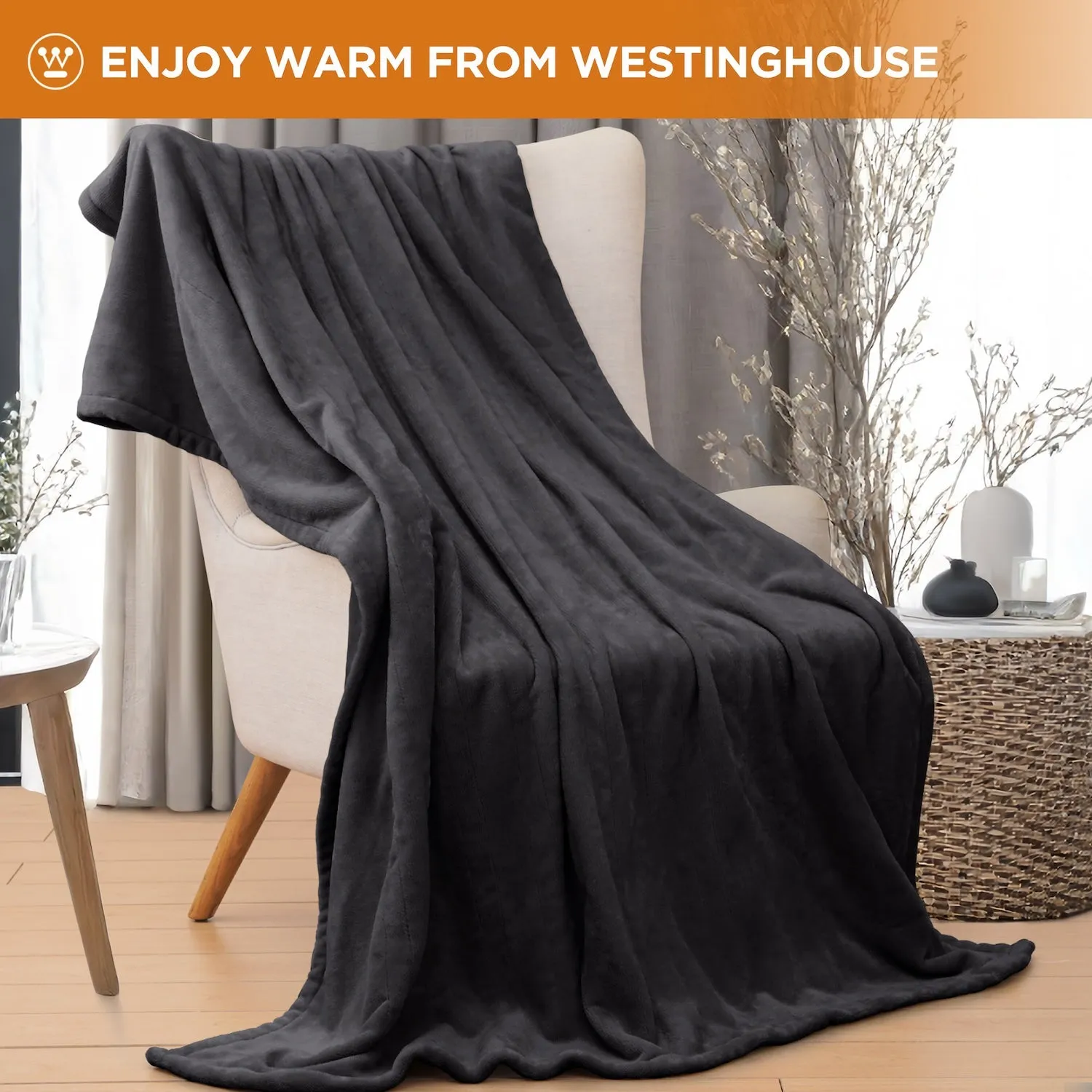 Westinghouse Heated Blanket Flannel to Flannel