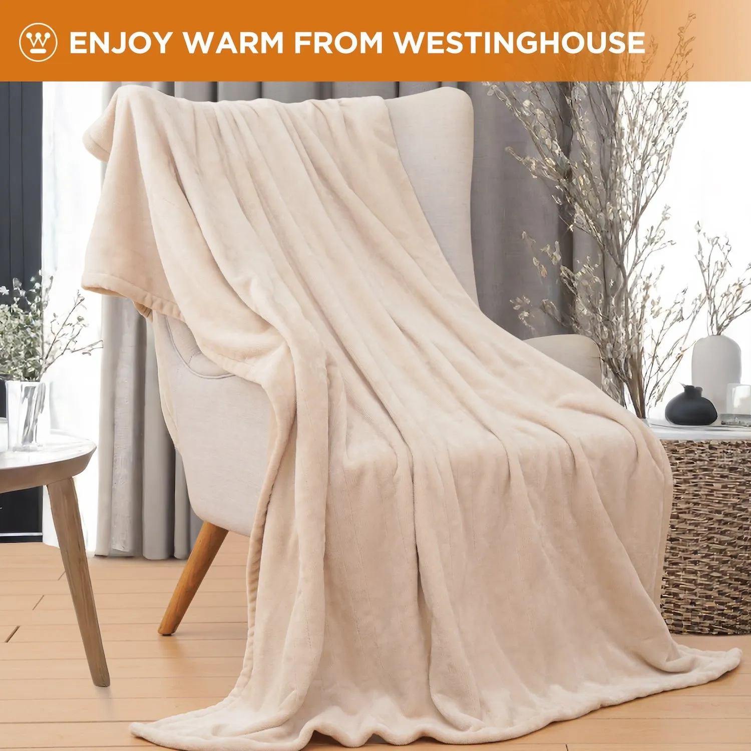 Westinghouse Heated Blanket Flannel to Flannel